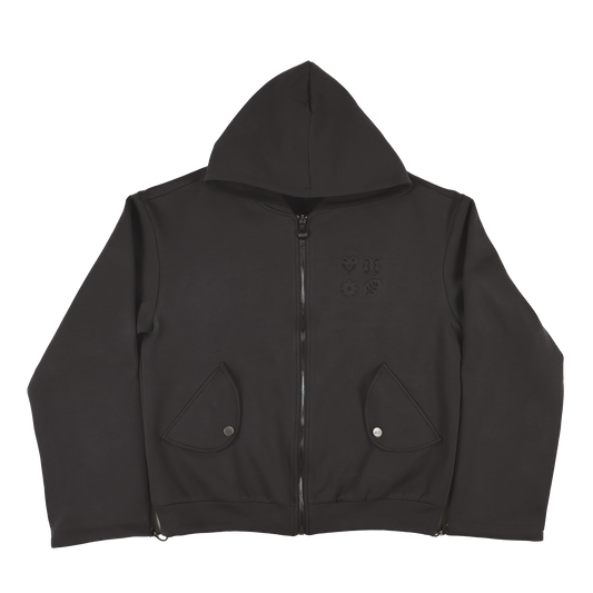 Siki Hoodie (Reversible) - Coal