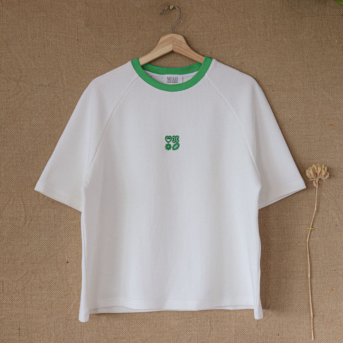 Mbari Monogram Raglan Tee